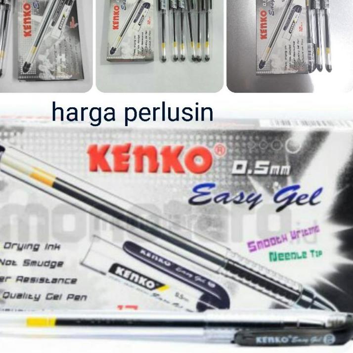 

Terlarisパ Pulpen jel kenko easy jel isi 12 pcs ... ...