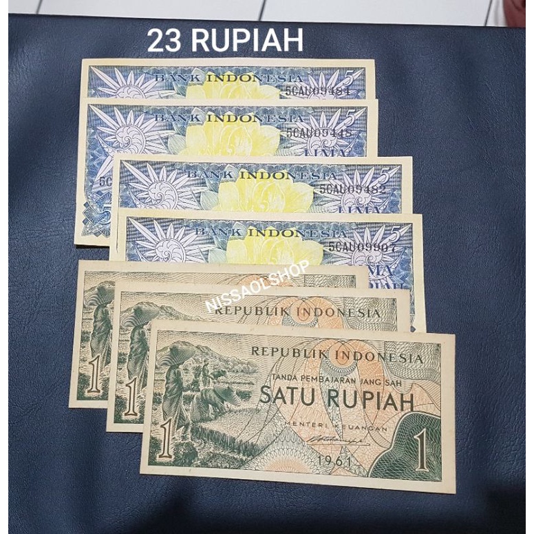 UANG MAHAR 23 RUPIAH GRES ORGINAL BI.KODE .E