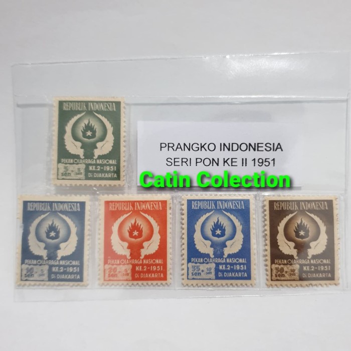 

Produk Perangko Indonesia Seri Pon Ke 2 Tahun 1951 Kondisi Mint Baru Isi 5Pcs Trendi