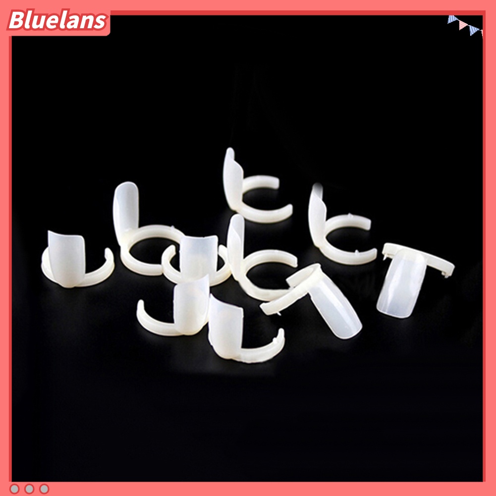 Bluelans 50 Pcs Kuku Palsu UV Gel Polish Untuk Display Nail Art