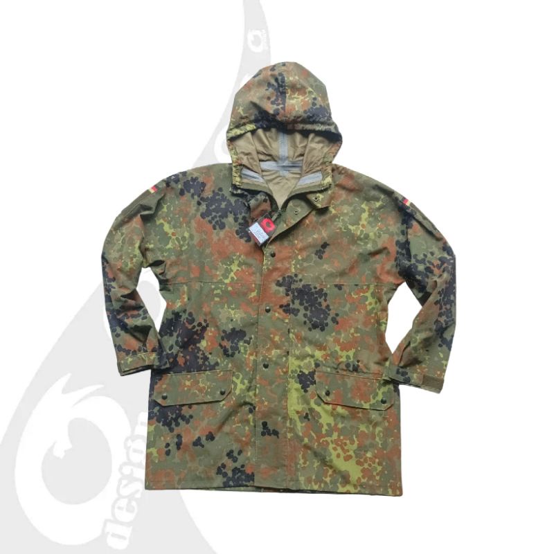 vintage jaket parka flectran goretex army
