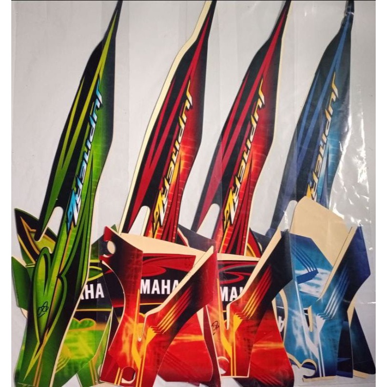 striping sticker variasi motor Yamaha Jupiter Z burhan 2008 2009 standart