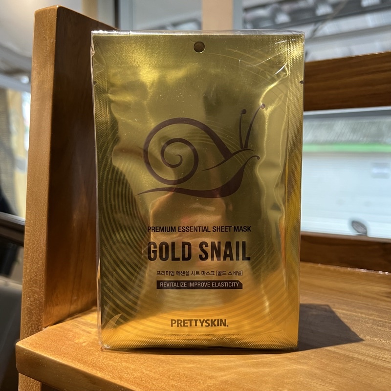 🇰🇷 Prettyskin Gold Snail Premium Essential Sheet Mask