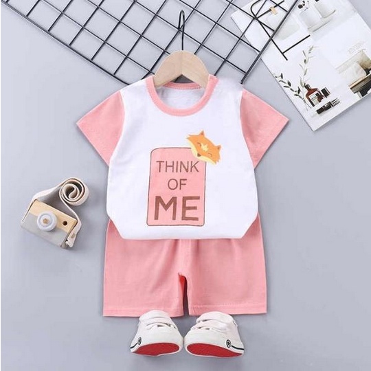 Jeco fashion SETELAN ANAK THINK OF ME Unisex