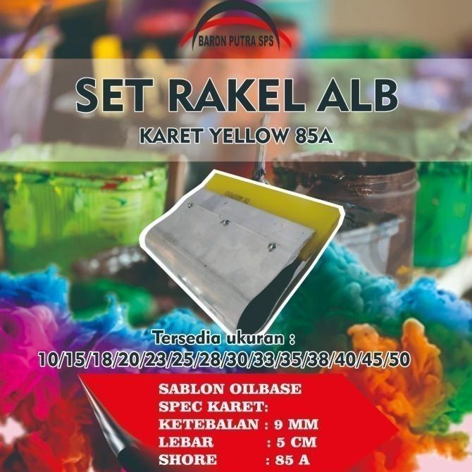 

Kualitas terbaik] SET RAKEL ALB KARET PAPAK YELLOW 85A 38CM