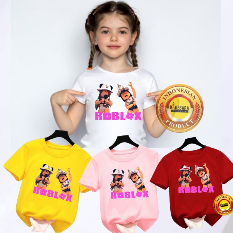 kaos baju anak roblox/kaos perempuan roblox girls