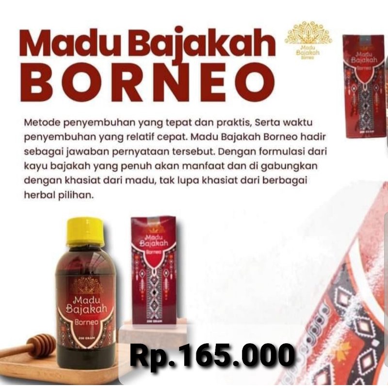 MADU BAJAKAH BORNEO BARCODE