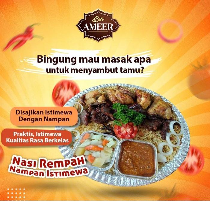 

Bisa COD Nasi Rempah Instan Timur Tengah Bin Ameer Kebuli Biryani Kabsah Mandhi Nasi Goreng Kambing ( Nasi Arab Beras Basmati plus Bumbu ) murah