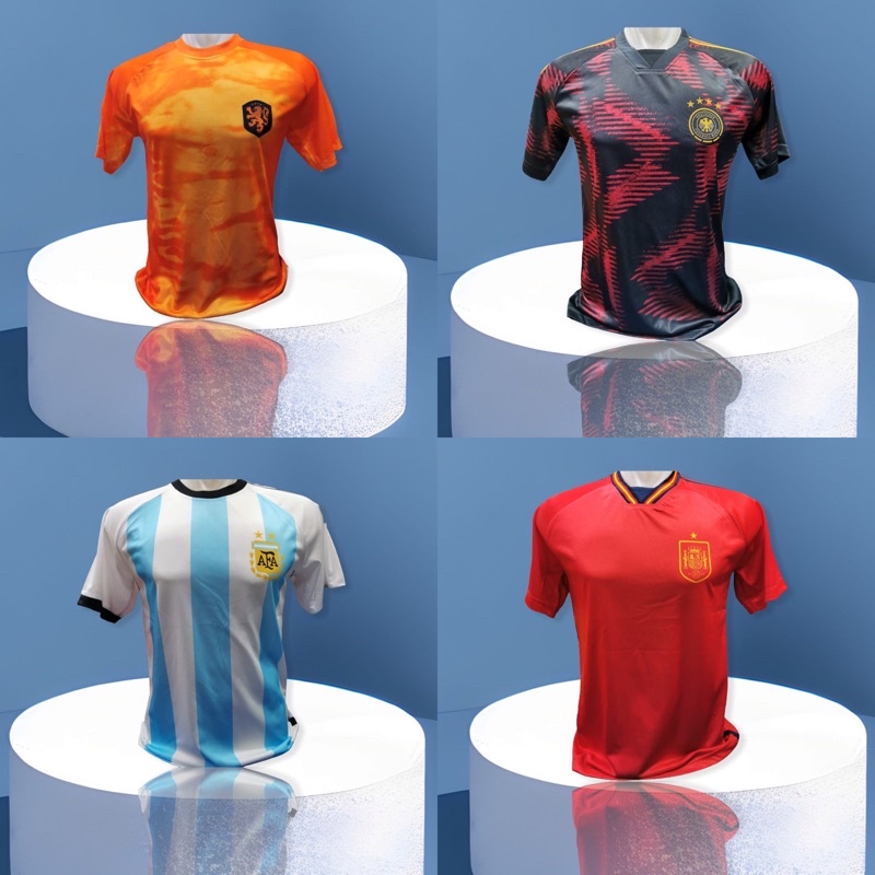 JERSEY BOLA WORLD CUP PIALA DUNIA 2022 PRINTING