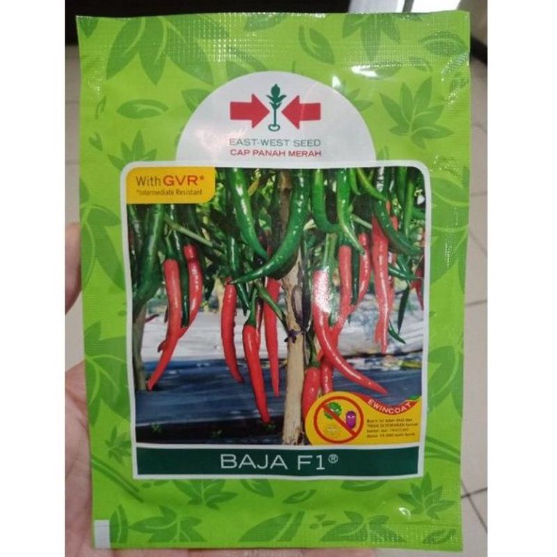 Benih Cabe Merah Besar BAJA F1 Cap Panah Merah 10 gram Bibit Cabai Lombok