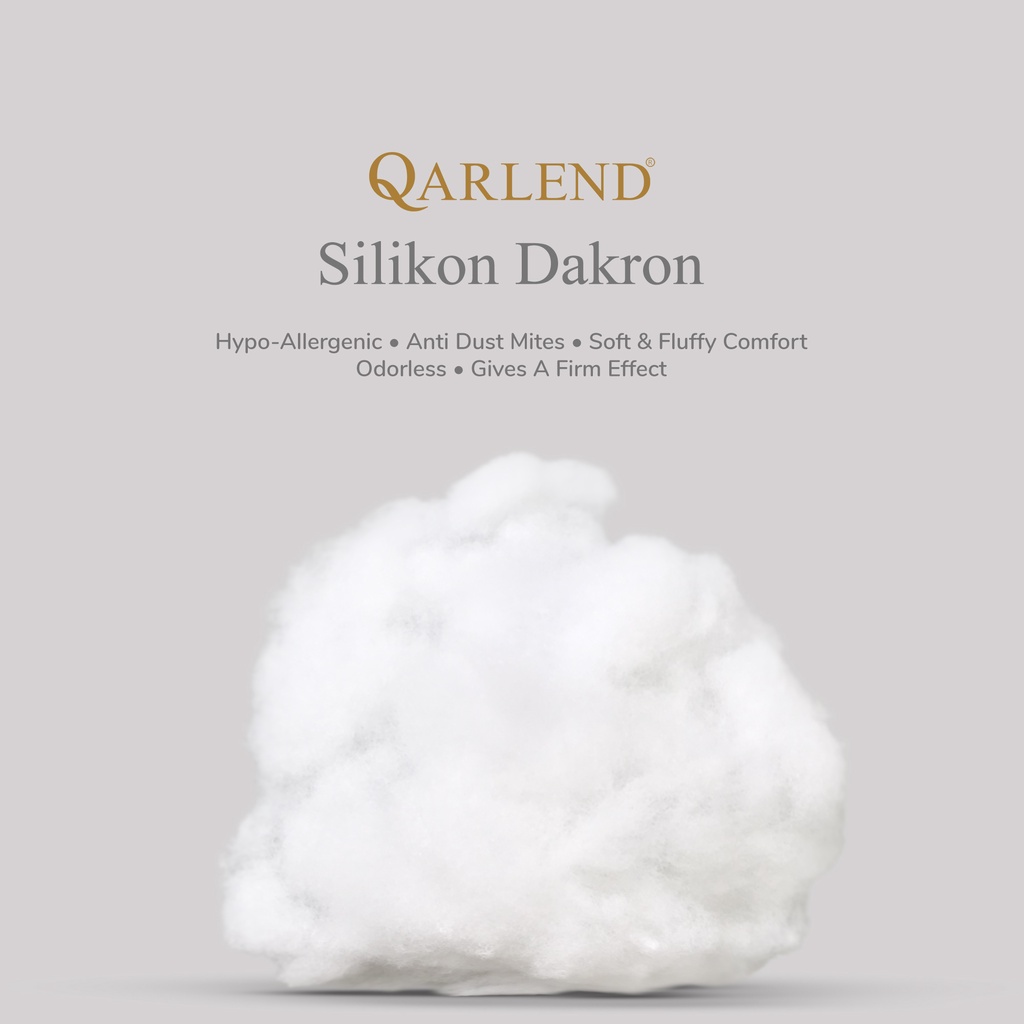 Silikon Dakron 100 gram - Qarlend - Isian Bantal Padat Empuk