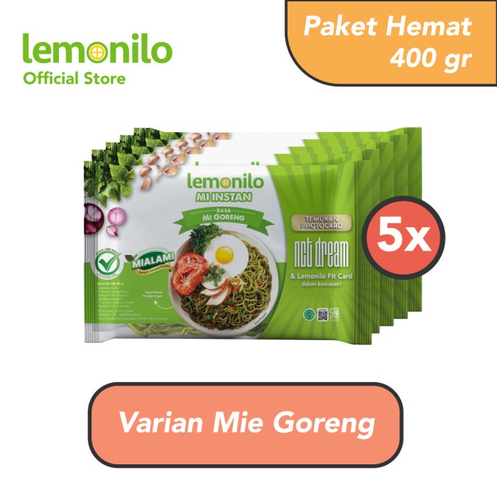 

PROMO 5 Pcs Lemonilo x NCT DREAM Mie Instan Goreng 80g