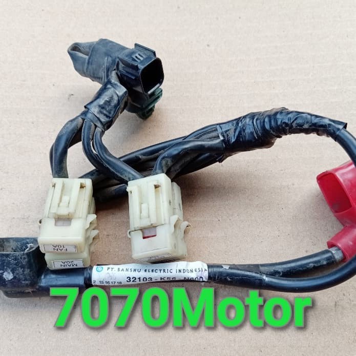 Jual kabel aki Sonic 150 original sub harness battery bekas | Shopee