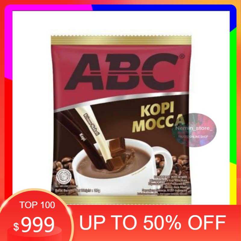 

Kopi Abc Mocca 10 sachet/ 1 renceng promo grosir