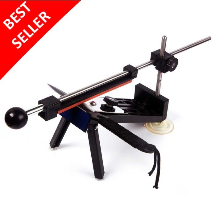 Alat Bantu Pengasah Pisau Sudut Asah Stabil + 4 PCS Batu Asahan