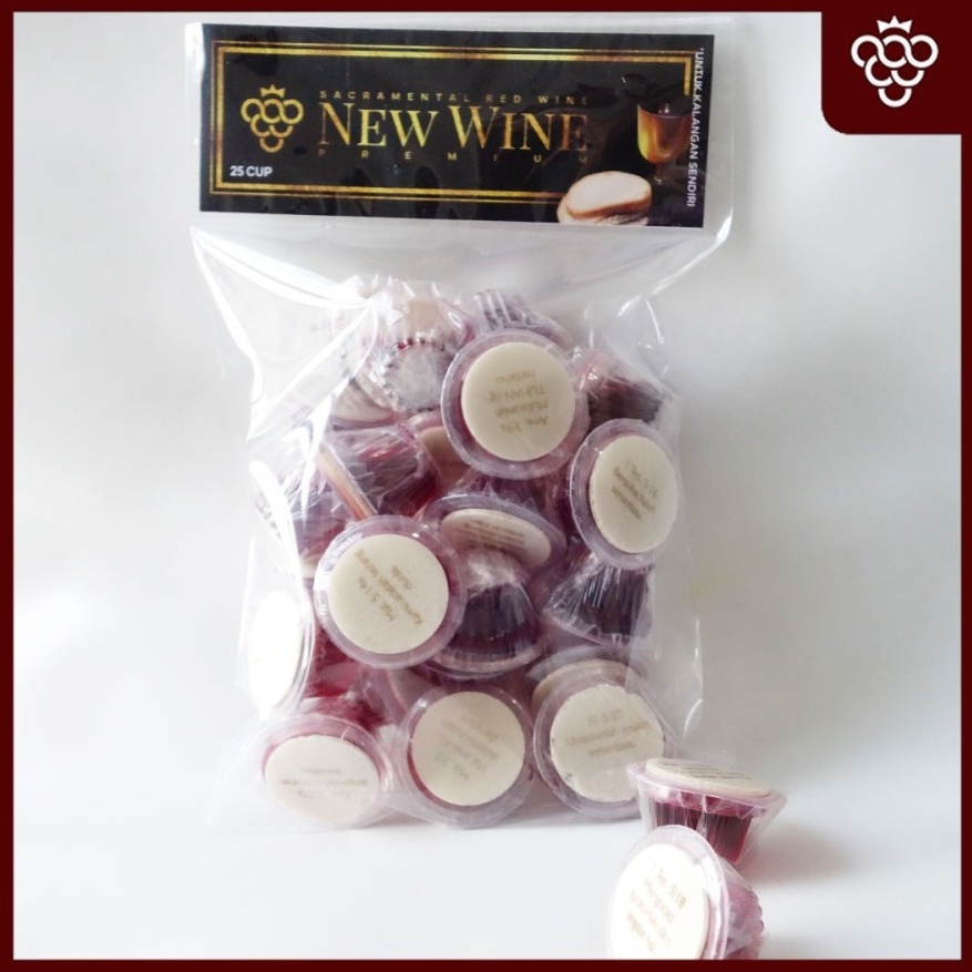 

Paket Minuman Perjamuan Gereja Premium Isi 25 + Hosti Ayat