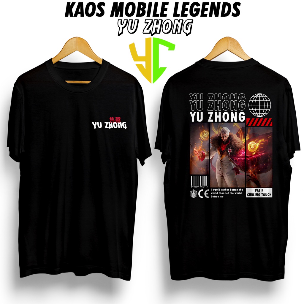 YC Kaos StreetWear Hero ML (YU ZHONG EXORCIST) Bisa Request Hero, Kaos Pendek Pria Kaos Premium Kaso