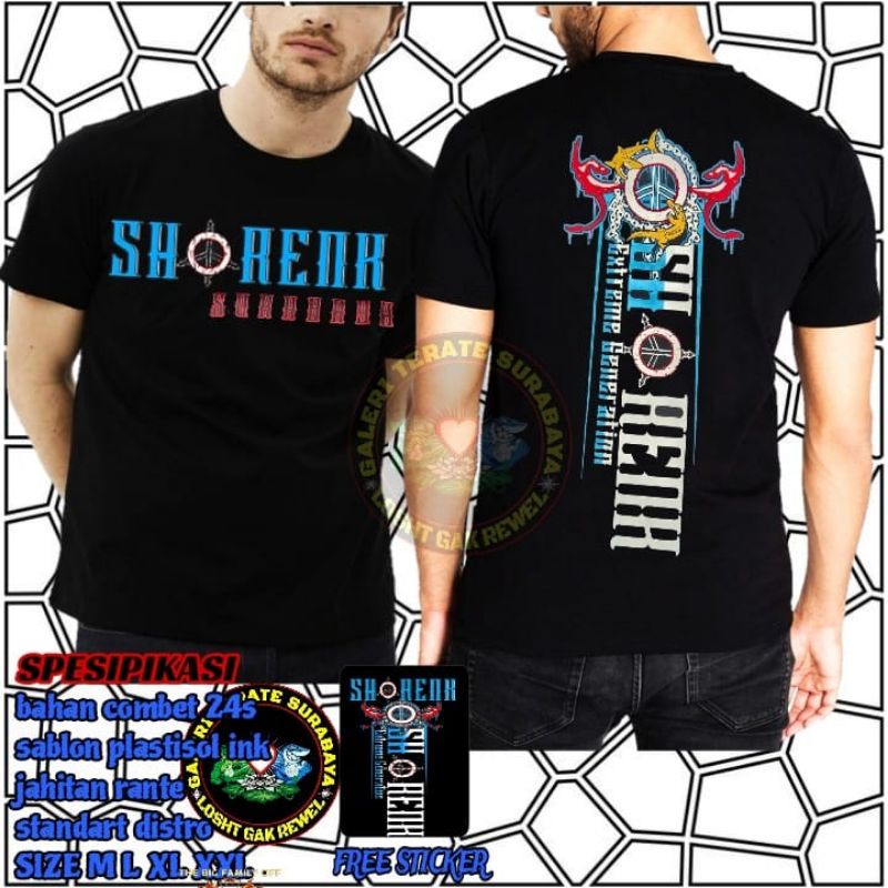 READY KAOS SHORENK EXTRIME GENERATION-KAOS PERSAUDARAAN SETIA HATI TERATE - KAOS PRIA WANITA DISTRO 