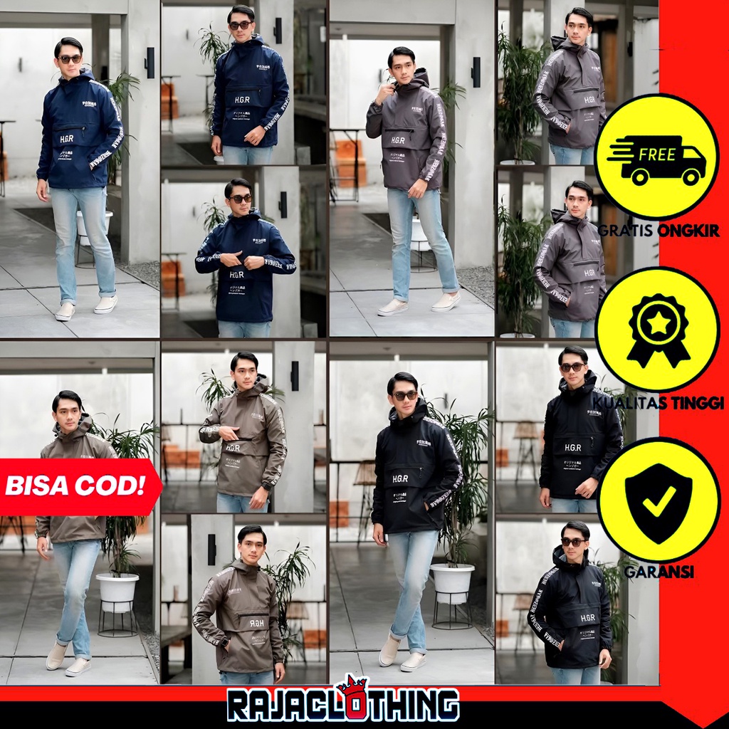 RCL - Jaket Caugle Bordel Logo Dada Pria Taslan Jn Premium Hight Quality / Cougle Man Elzano - Jaket Parasut Pria dan Wanita Termurah