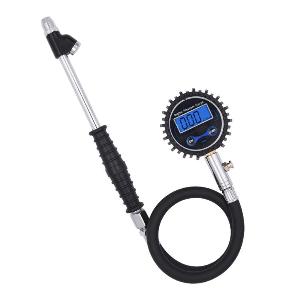 POPULAR Populer Digital Tire Pressure Gauge Backlight Presisi: 0.01Bar LCD PSI Meter