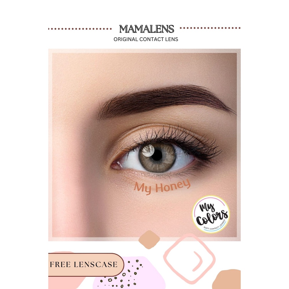 SOFTLENS MY COLORS BY GELFLEX DIA 15MM | NORMALL ONLY! + FREE LENSCASE - MAMALENS