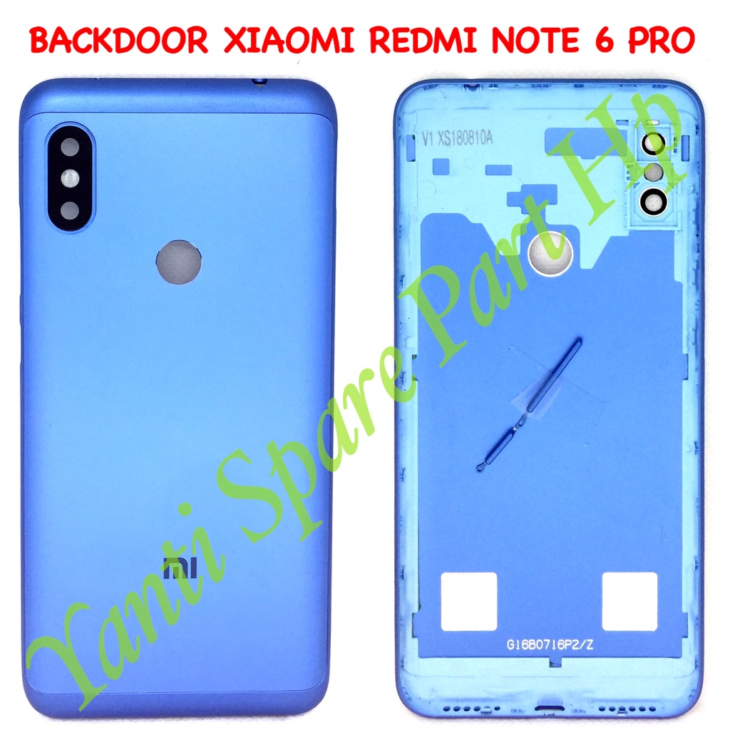 Backdoor Tutup Belakang Xiaomi Redmi Note 6 Pro Original New