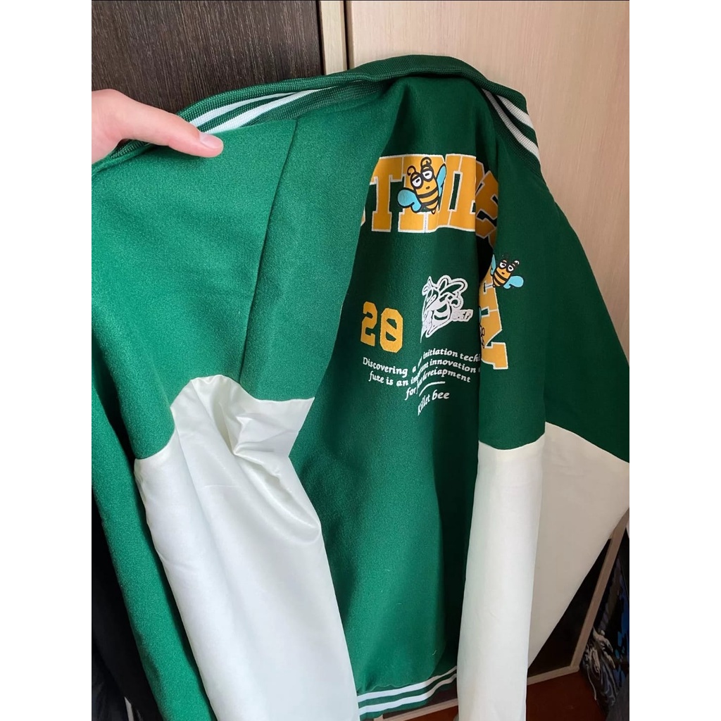 Jaket Baseball Varsity 20XX - Jaket Varsity Baseball - Jaket Varsity Tebal - Varsity Jacket Oversize Wanita- Varsity jaket pria wanita Import (M-XXL)