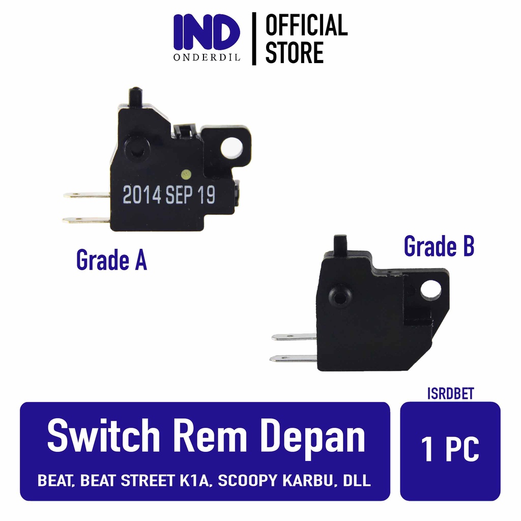 IND Onderdil Switch-Swit Rem Depan-Kanan Vario 110-125 Techno-New LED-150 2018-CBS