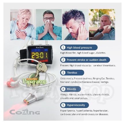 Jam Tangan Leser Therapy - Leser Merah Redlight Therapy