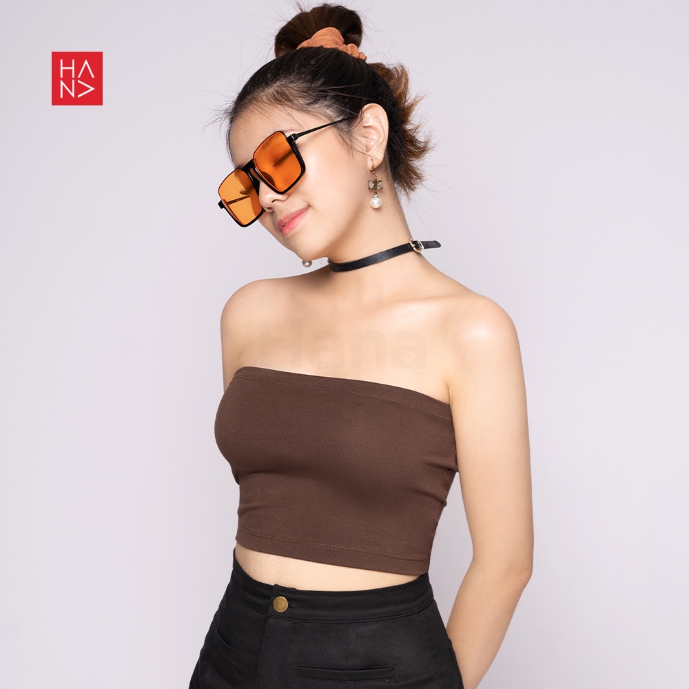HanaFashion JKT- Calista Tube Crop Top Kemben Pendek Wanita - TT068