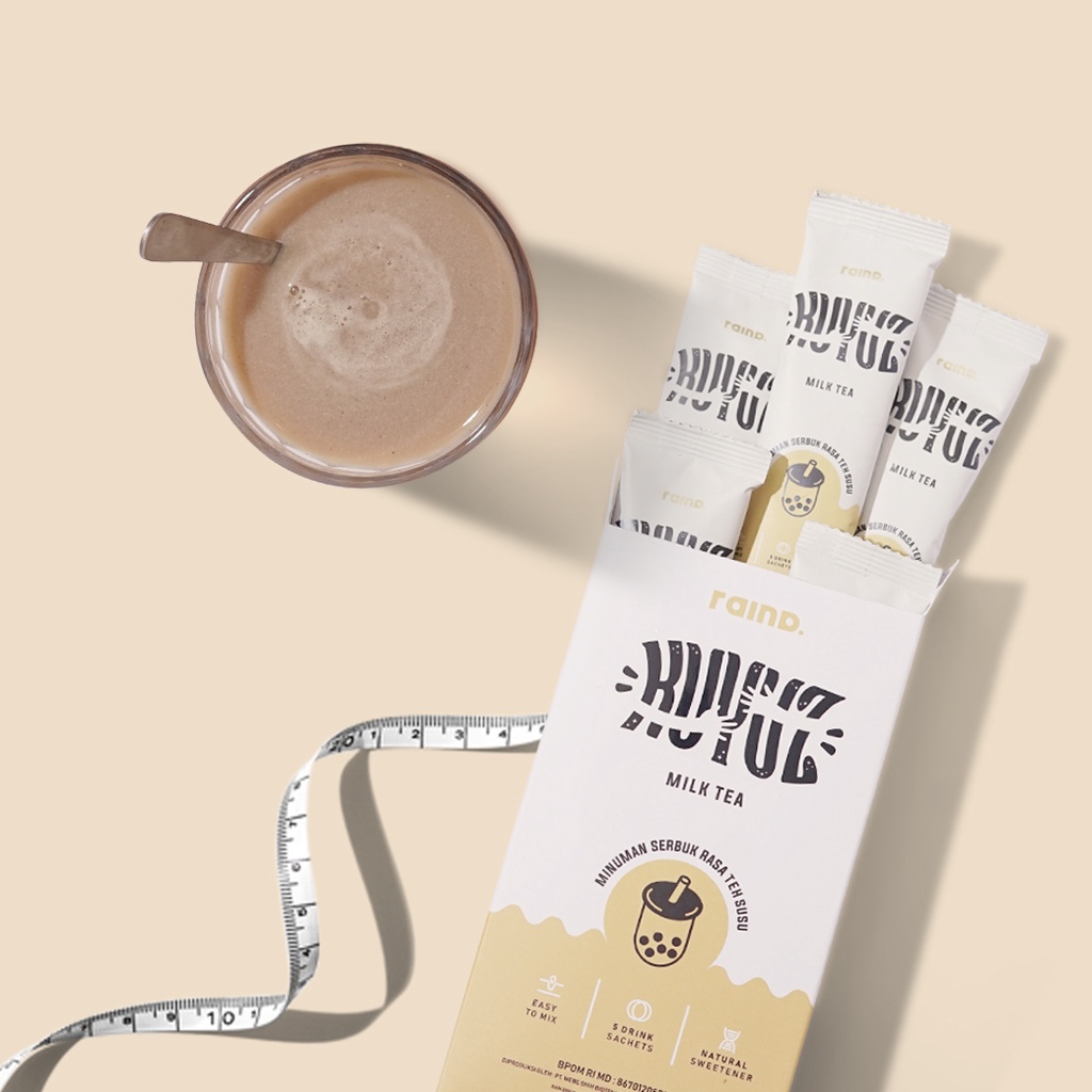 

RAIND KUYUZ MILK TEA MINUMAN DETOX RASA TEH SUSU BPOM