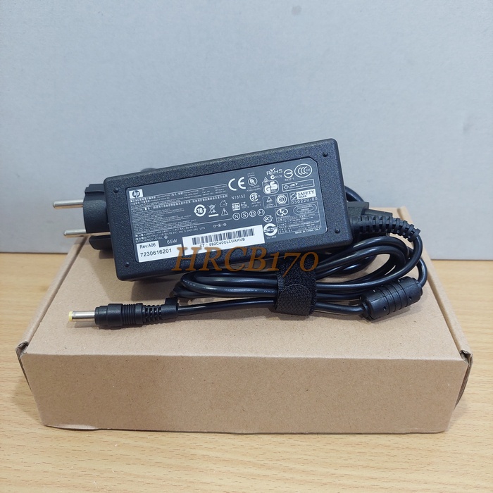 Adaptor Charger Laptop Hp 18.5V - 3.5A 65W Standar DC 4.8*1.7mm NEW -HRCB