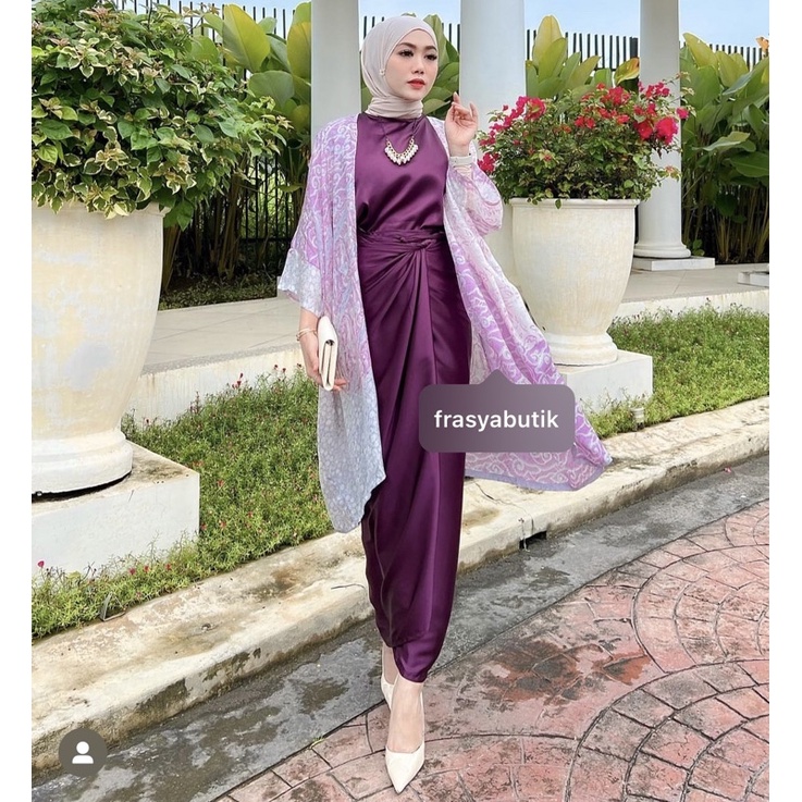 FRASYA BUTIK | Julia Set Kaftan Batik Viscose Pulauan