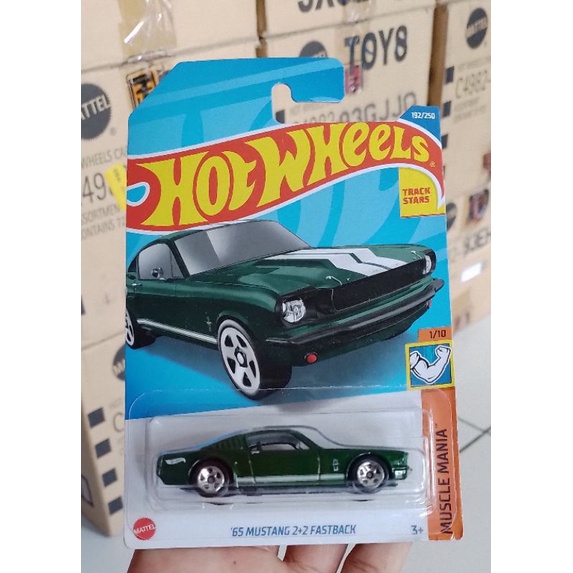 Hotwheels 65 MUSTANG 2+2 FASTBACK muscle mania