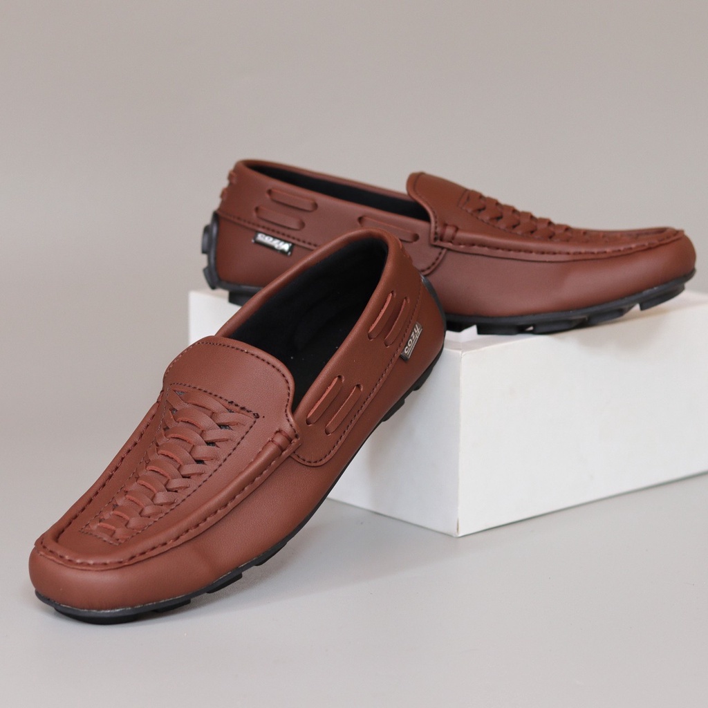 BURAY X SEPATU SLIP ON LOAFERS PRIA DEWASA COZY KULIT PU PREMIUM ASLI FORMAL CASUAL SLIP ON PRIA KERJA KANTOR GURU PNS PESTA RESMI NYAMAN || SLIP ON PRIA PANSUS BERKUALITAS 2022