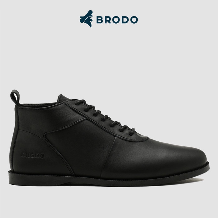 {PinkStore} Sepatu Pria BRODO Ventura E Full Black - 41 Murah