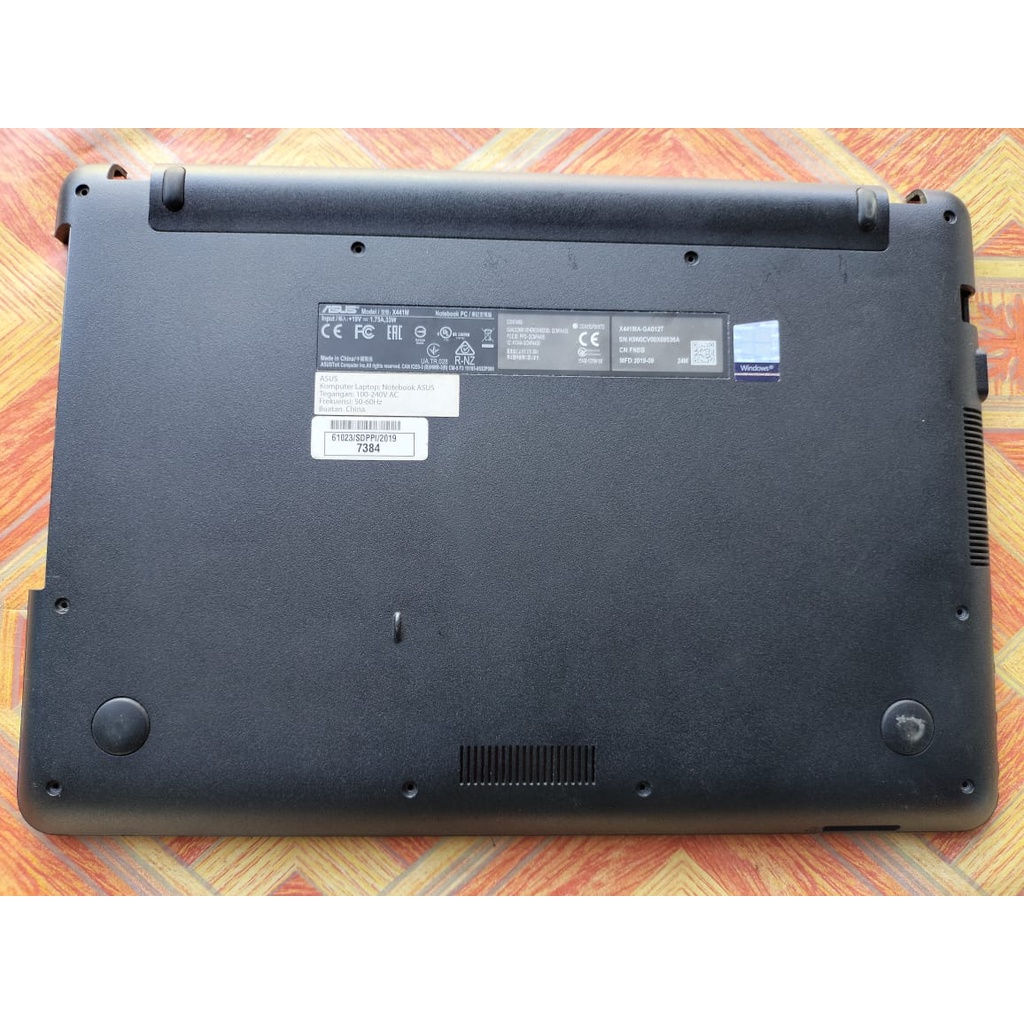 Casing bawah Asus x441m