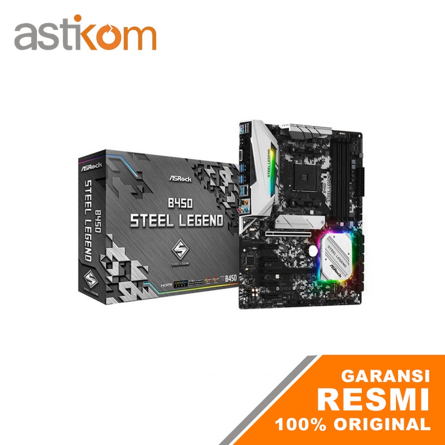 Motherboard ASROCK B450 STEEL LEGEND (AM4,DDR4)