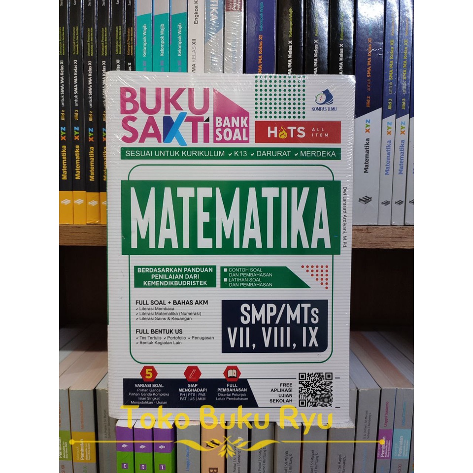 Jual Buku Sakti Bank Soal Matematika Kelas 7 8 9 Smp Mts Shopee Indonesia