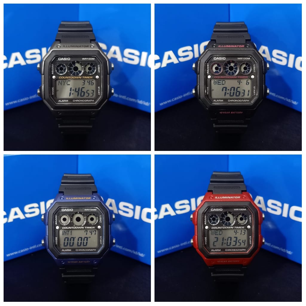 Casio Original AE-1300WH-1A2VDF / AE-1300WH-2AVDF /AE-1300WH-4AVDF /AE-1300-8AVDF Garansi Resmi