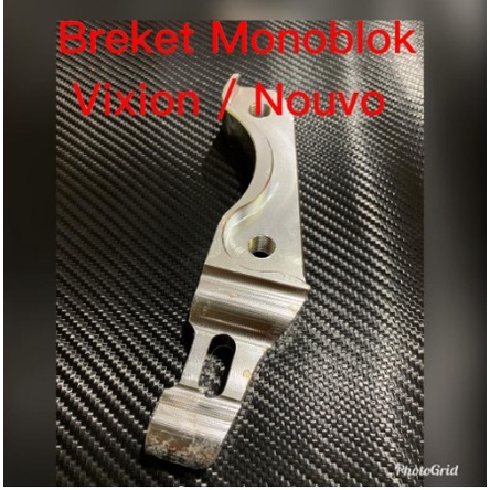 dudukan breket MONOBLOK 4 P/4 PISTON r Monoblok Mio Beat Scoopy Vario125 Nouvo Vixion MX  dan lainya