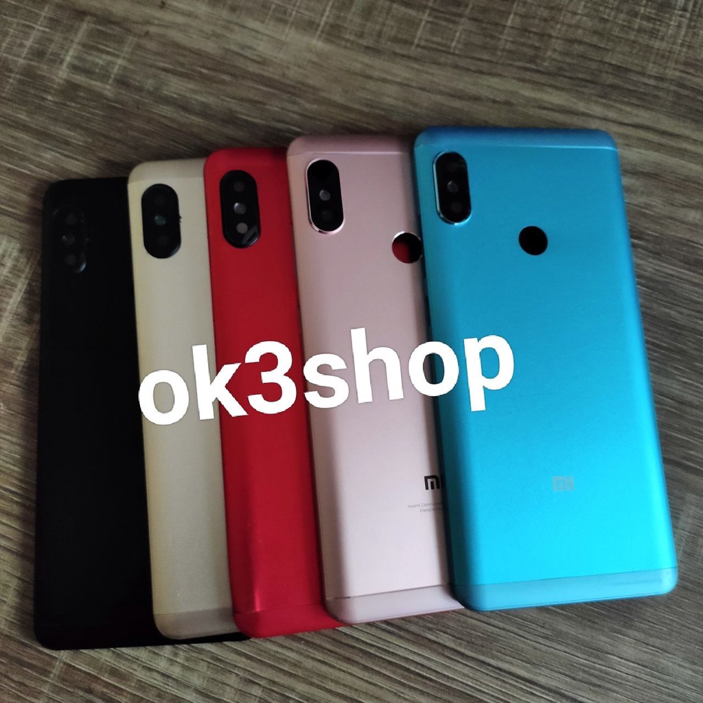 Backdoor Casing Fullset Xiaomi Redmi Note 5 / Note 5 Pro Bekdor Tutup Belakang + Frame Tulang Lcd Xi