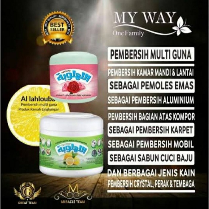 Pembersih Multi Guna AL LAHLOBA Pasta Pembersih Serbaguna ORI MY WAY///TOP