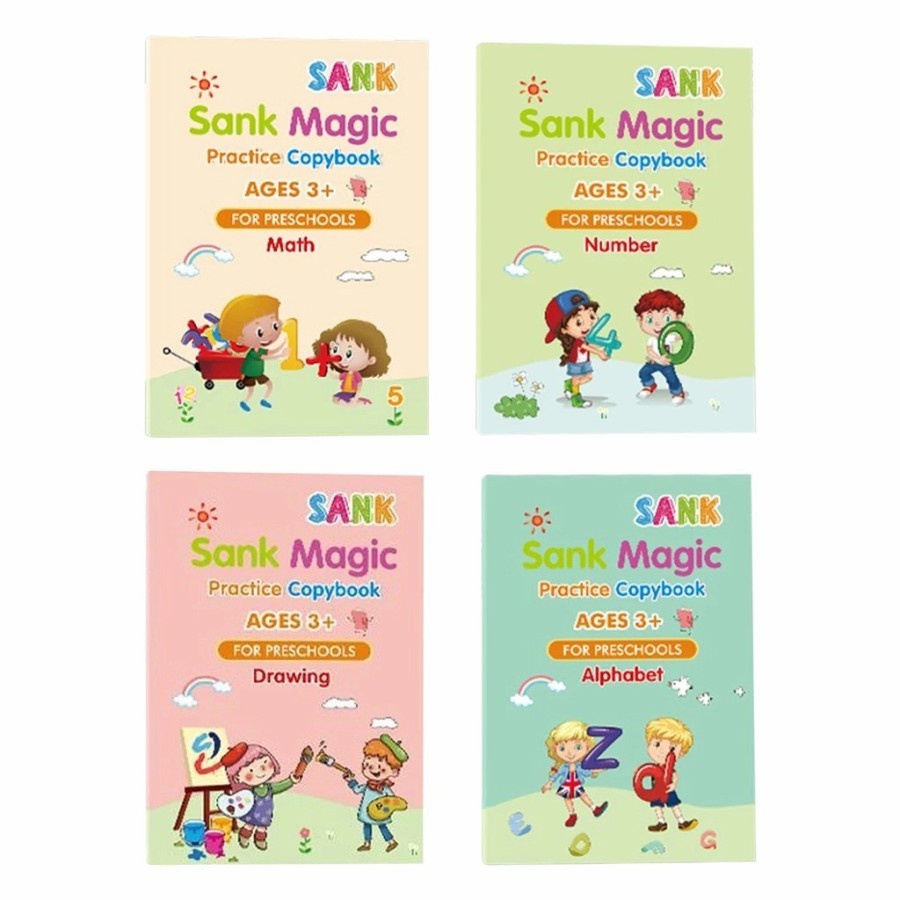 Sank Magic Practice Book 1 Set Lengkap Drawing Book-Buku Gambar Ajaib