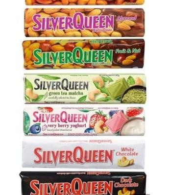 

9.9 SALE SilverQueen Milk Chocolate with Cashew Almond 58 gram / 62/ 68 /65