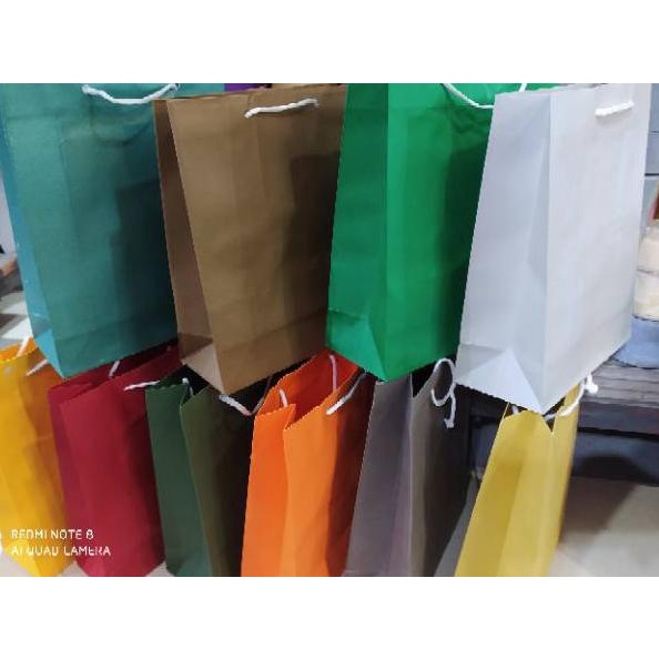 

Flash Discount Paper bag buku waran warni isi 12pcs terlaris