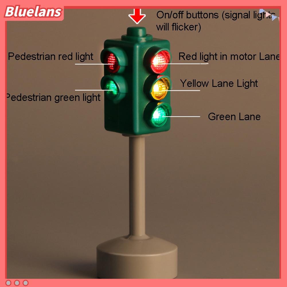 Mainan Lampu Lalu Lintas Mini Dengan Suara LED Untuk Edukasi Anak