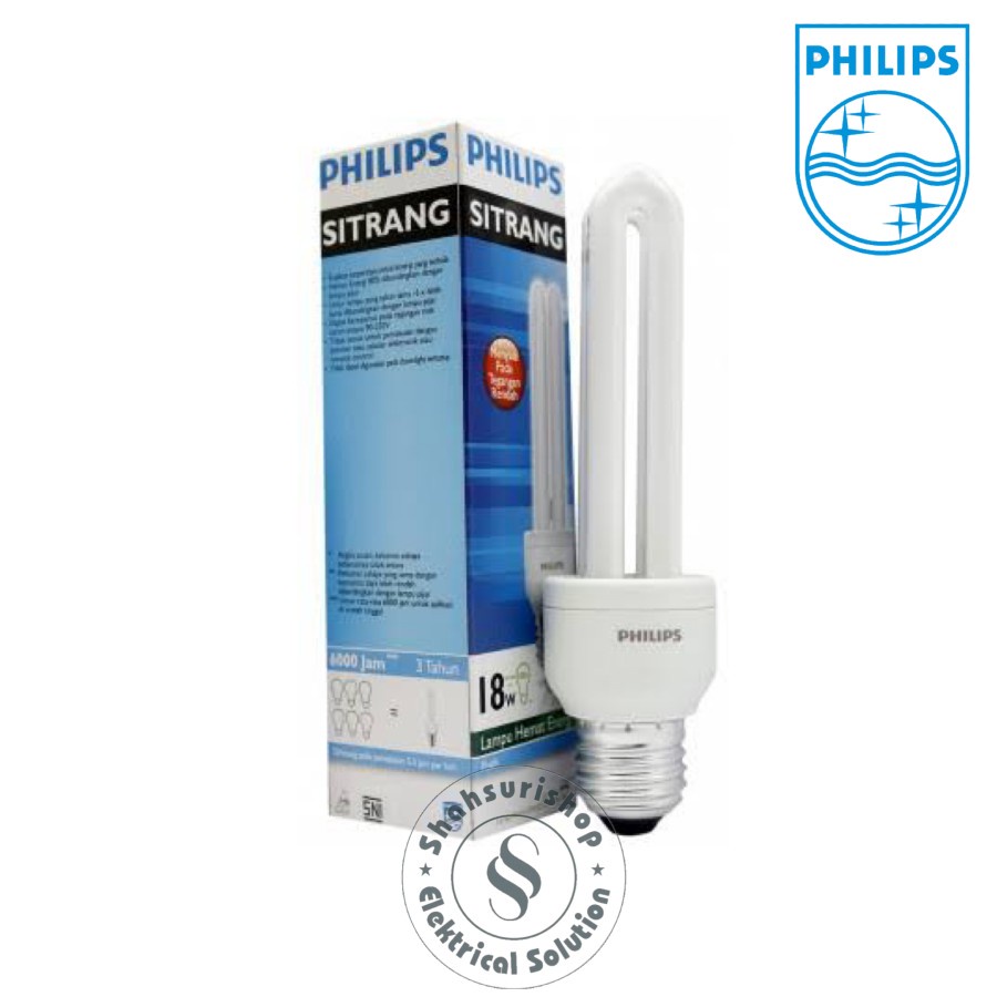 PHILIPS SITRANG 18 WATT 18W 18WATT E27 PHILIPS LAMPU JARI