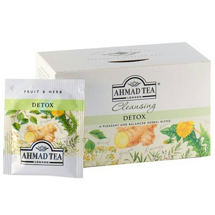 

ORIGINAL MURAH Ahmad Tea Cleansing Detox Individual Bag Teh Celup Sehat Herbal Jahe