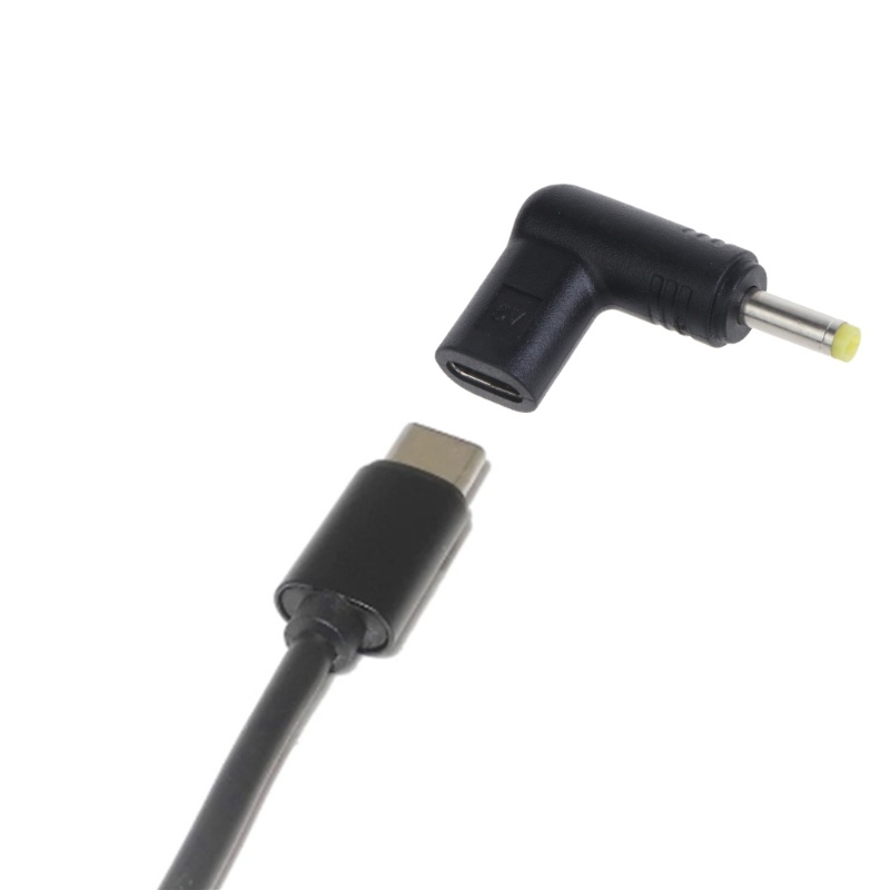 Zzz Adapter Converter USB-C Female Ke DC5V Male 90 Derajat Ukuran 4.0x1.7mm